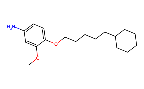 m-Anisidine, 4-((5-cyclohexylpentyl)oxy)- 15382-70-4